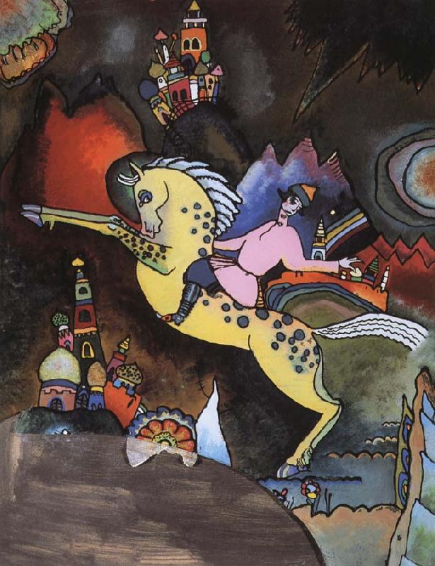 Wassily Kandinsky Rozsaszin lovas oil painting image